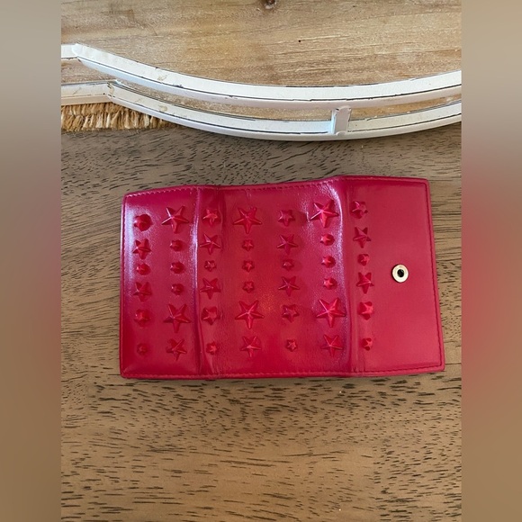 RARE VINTAGE JIMMY CHOO tri-fold star-studded 6 Strand Key Case - Picture 5 of 6